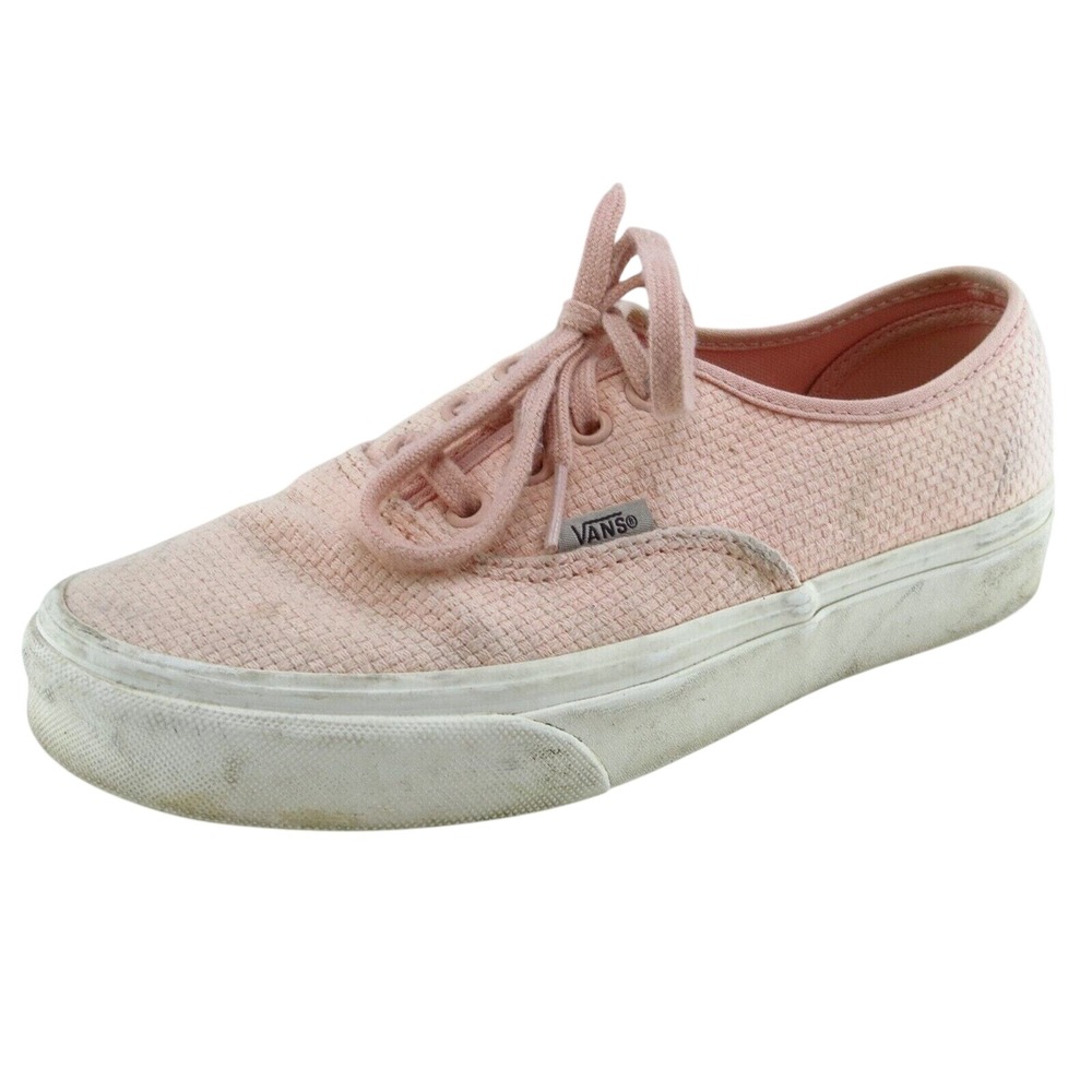 VANS Size 7.5 M Pink Sneaker Shoes Leather Women
